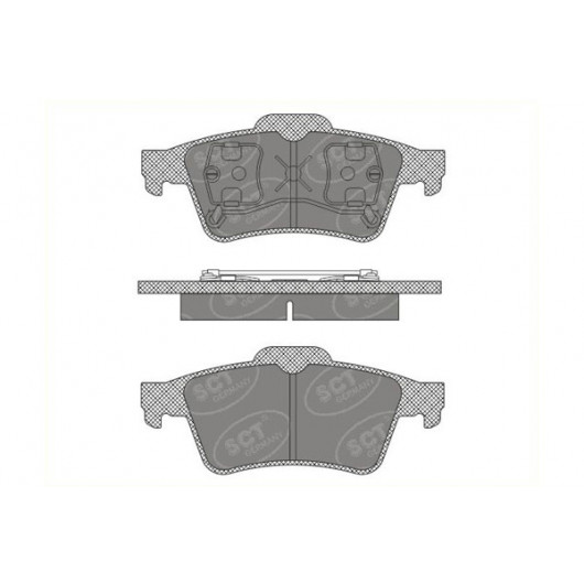 SCT Bremsbeläge SP606PR