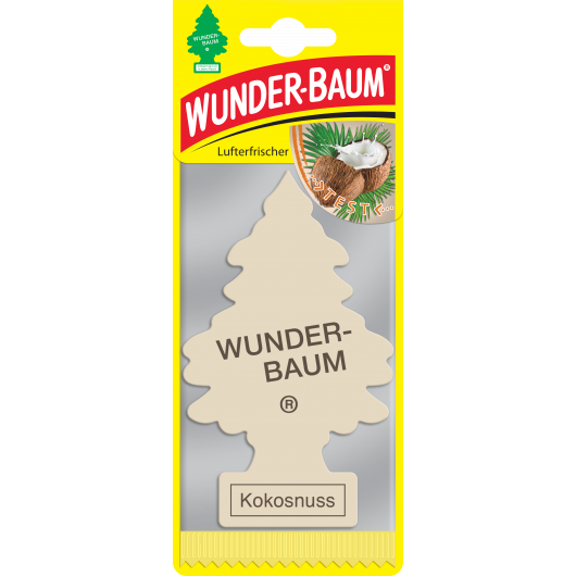 Wunderbaum® Kokosnuss - Original Auto Duftbaum Lufterfrischer