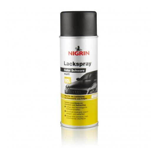 Nigrin Lackspray schwarz matt 400 ml