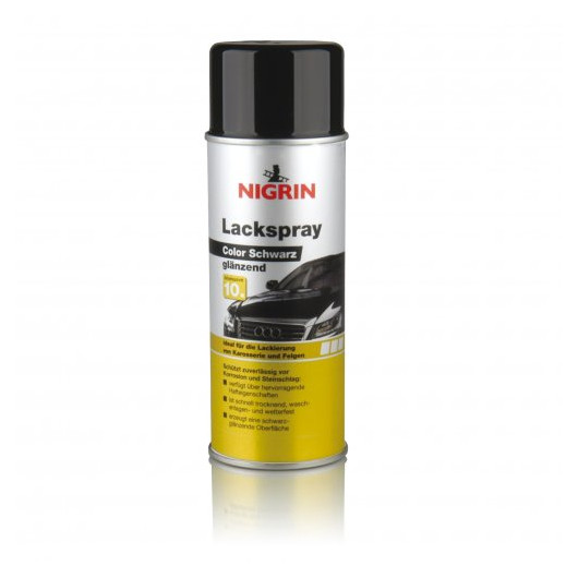 Nigrin Lackspray schwarz glänzend 400 ml