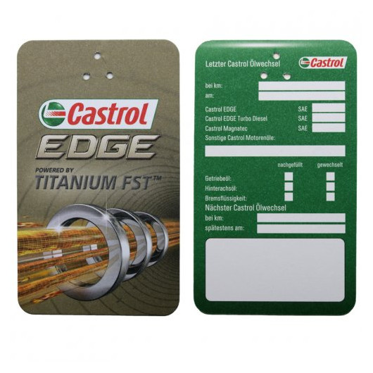 Castrol Ölzettel Anhänger 1Stk.