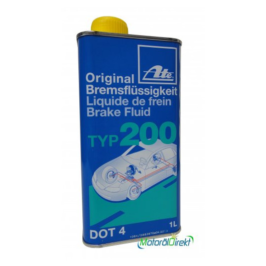 ATE Original Bremsflüssigkeit Typ 200 DOT 4 - 1 Liter