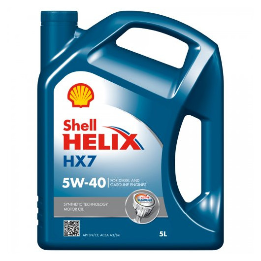 Shell Helix HX7 5W-40 Motoröl 5l
