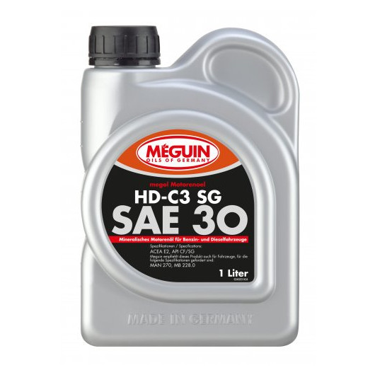 Meguin megol 4683 Motorenoel HD-C3 SG (single-grade) SAE 30 1l