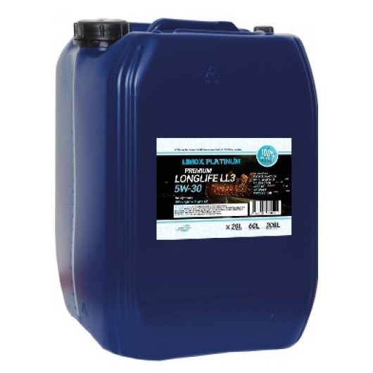 LIMOX Platinum Longlife LL3 5W-30 Motoröl 20Liter Kanister