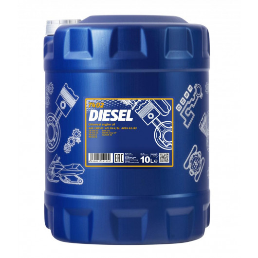 MANNOL 7402 DIESEL SAE 15W-40 10L