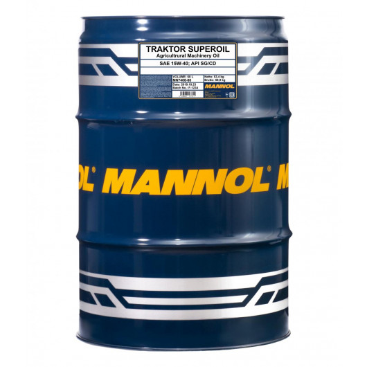 MANNOL Traktor Superoil 15W-40 60l Fass