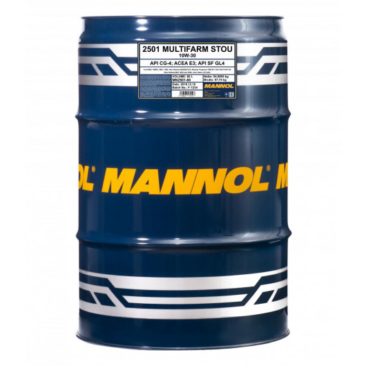 MANNOL MULTIFARM STOU SAE 10W-30 60L