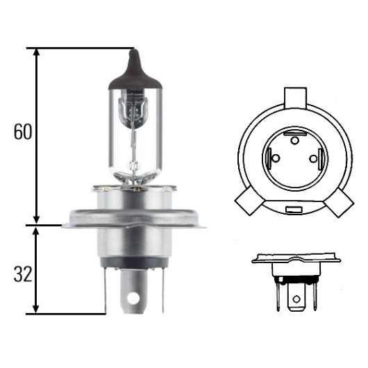 HELLA Glühlampe, Hauptscheinwerfer