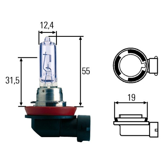 HELLA Glühlampe, Hauptscheinwerfer