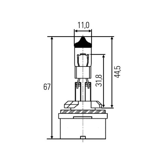 HELLA Glühlampe, Nebelscheinwerfer