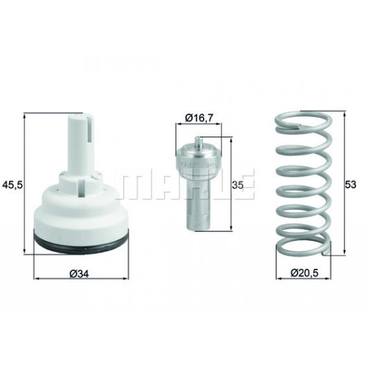 MAHLE Thermostat, Kühlmittel