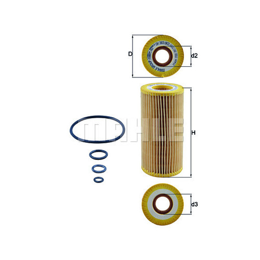 MAHLE Ölfilter