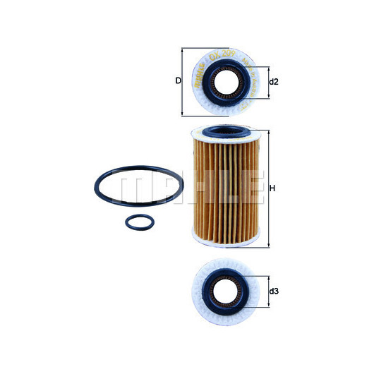 MAHLE Ölfilter
