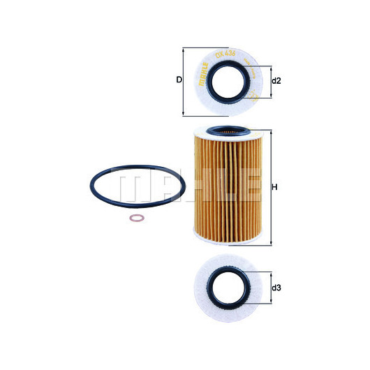 MAHLE Ölfilter