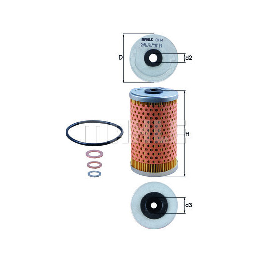MAHLE Ölfilter