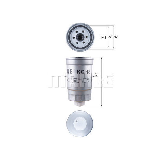 MAHLE Kraftstofffilter