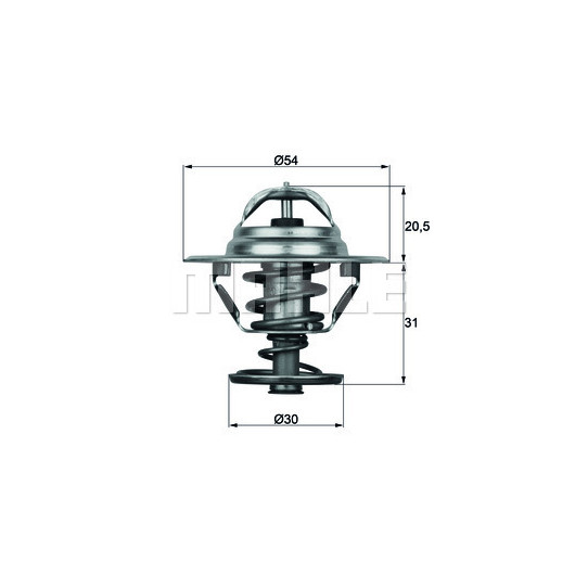 MAHLE Thermostat, Kühlmittel