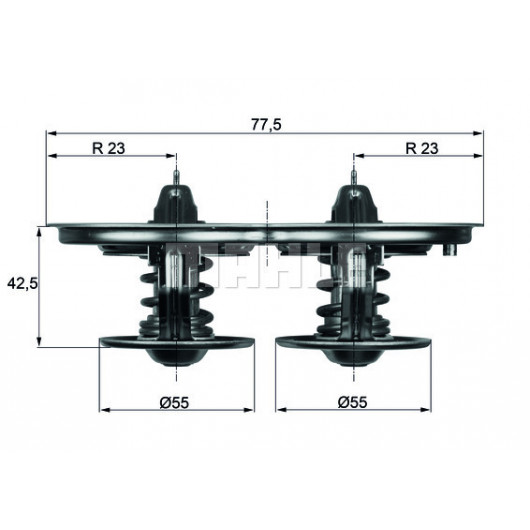 MAHLE Thermostat, Kühlmittel