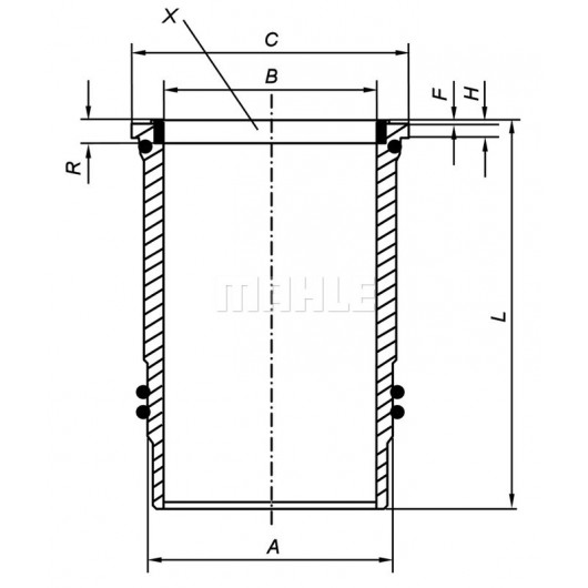 MAHLE Zylinderlaufbuchse