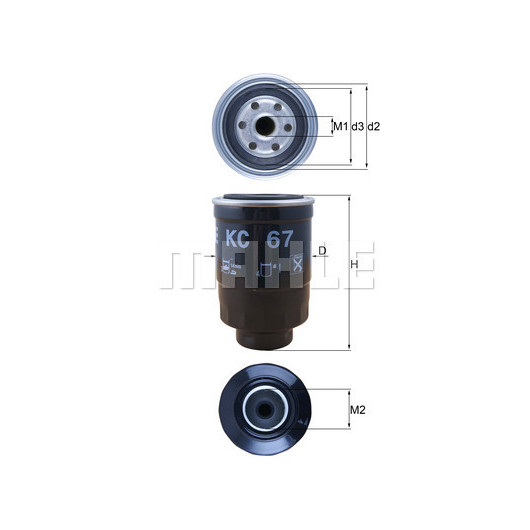 MAHLE Kraftstofffilter