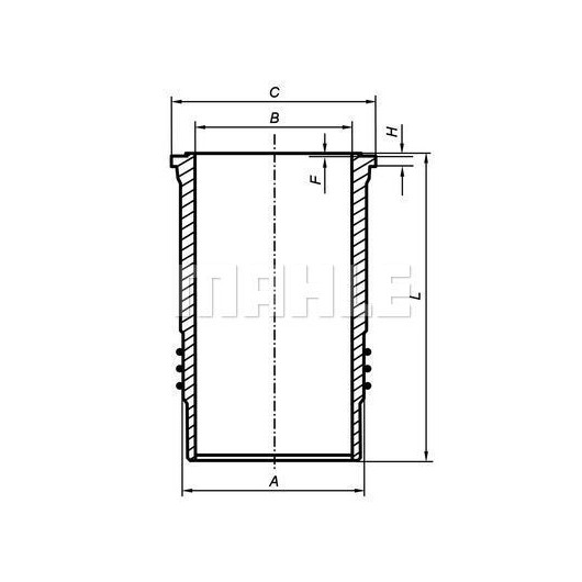 MAHLE Zylinderlaufbuchse