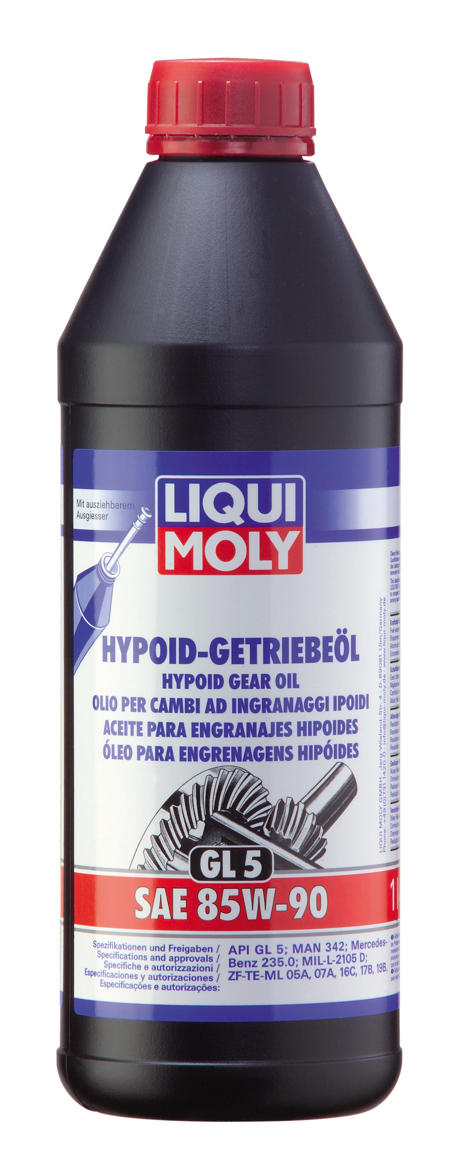 Liqui Moly Hypoid Getriebeöl GL5 SAE 85W-90 1l