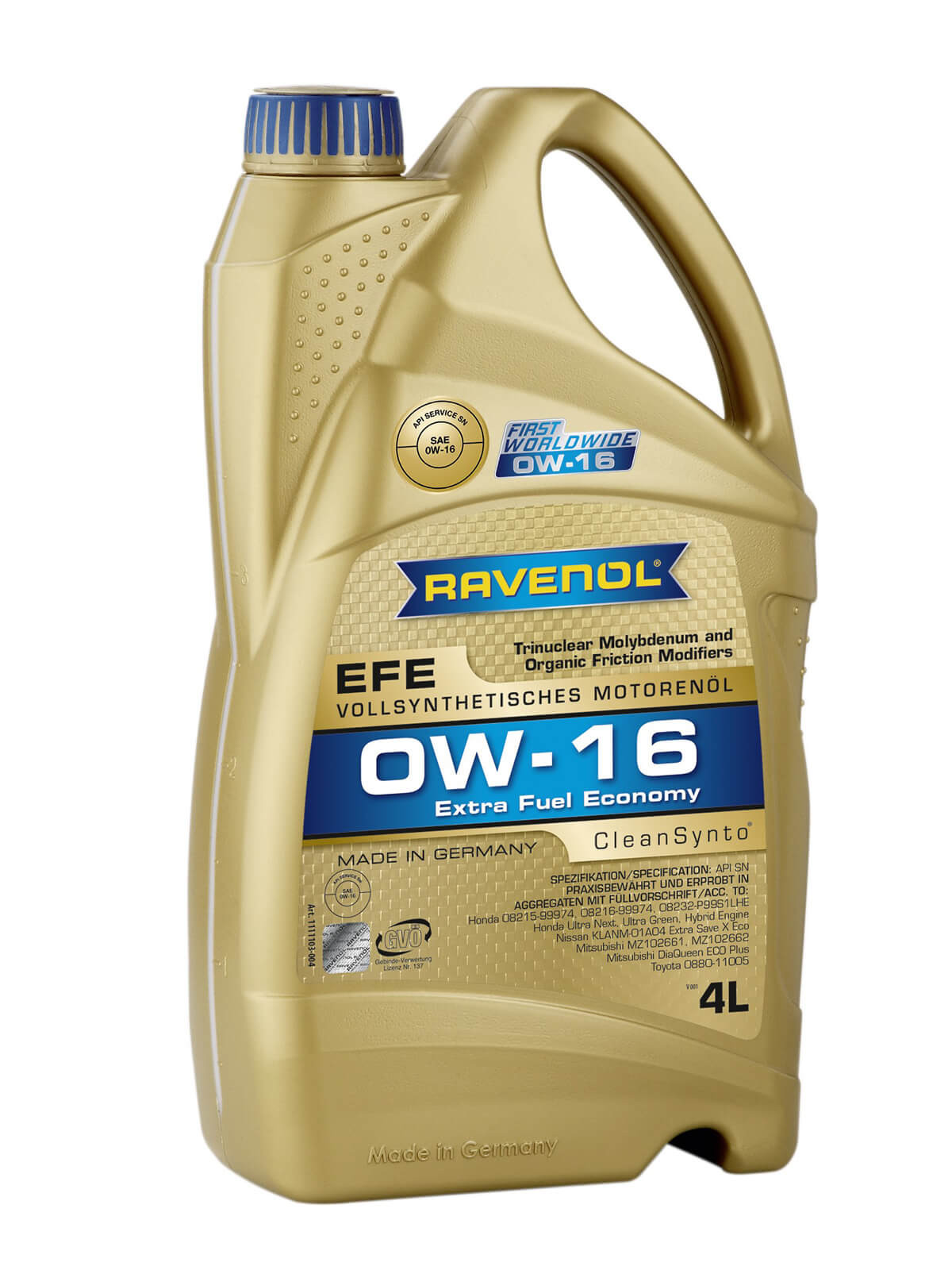 Ravenol EFE Extra Fuel Economy SAE 0W-16 Motoröl 4l
