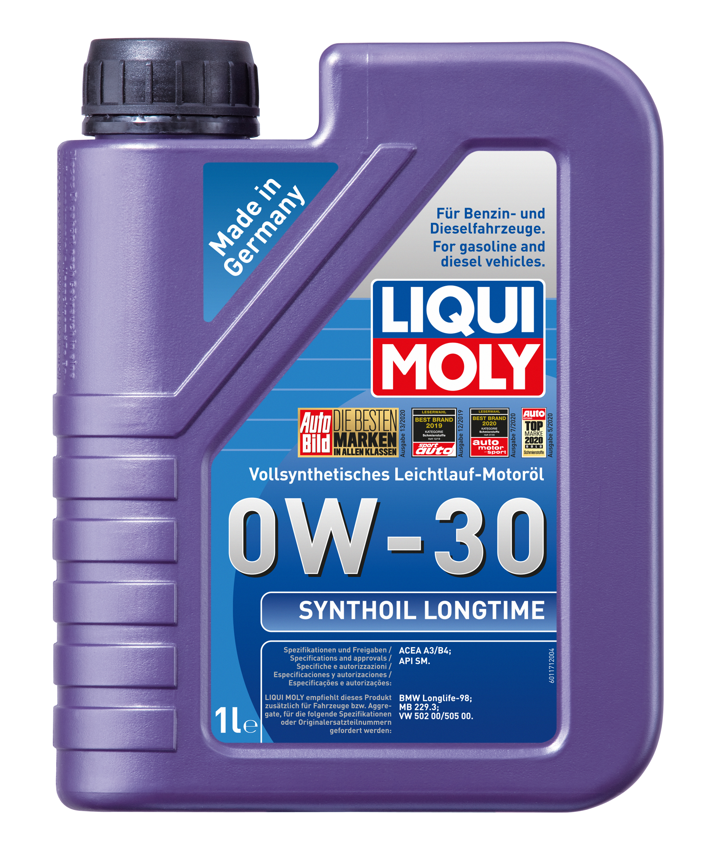 Liqui Moly Synthoil Longtime 0W-30 Motoröl 1l