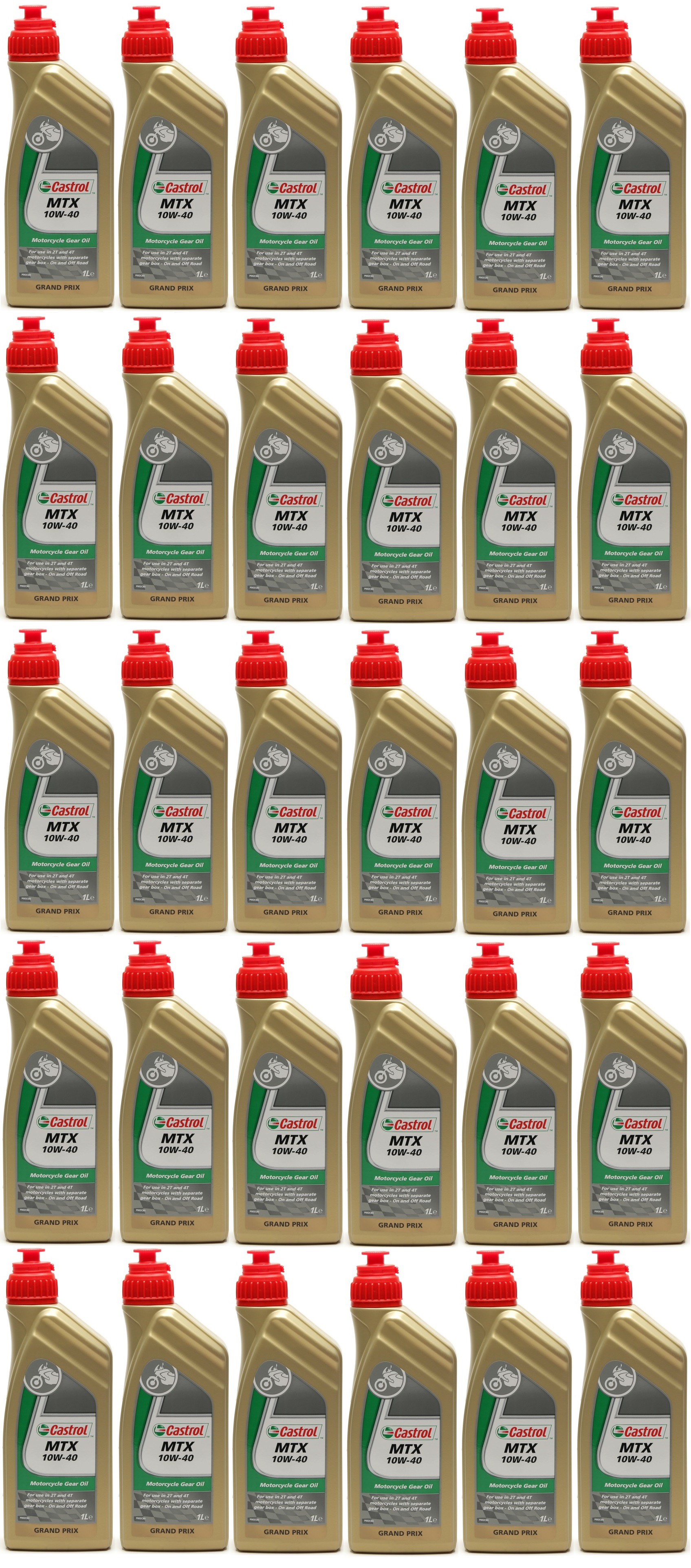 Castrol MTX 10W-40 Motorrad-Getriebeöl 30x 1l = 30 Liter