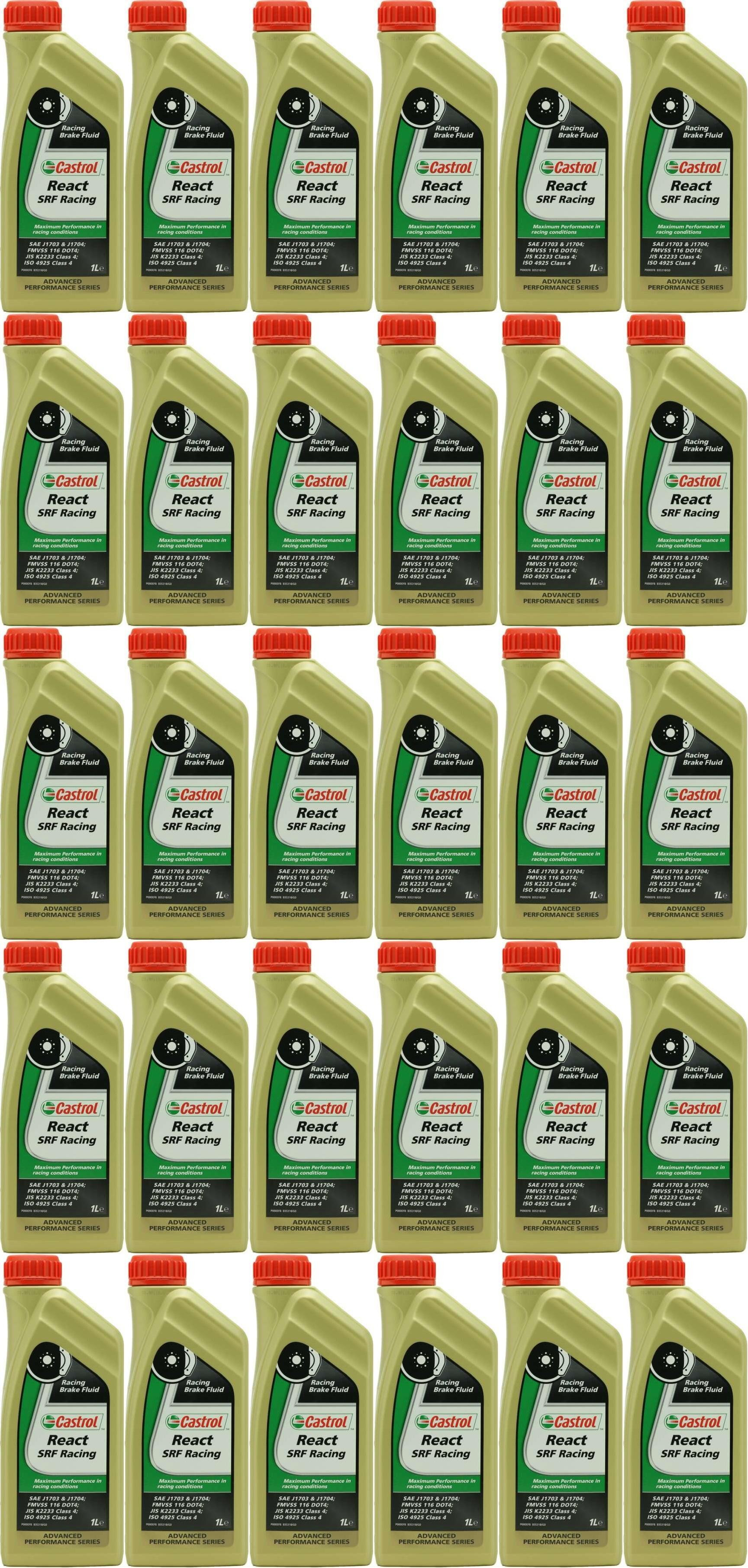 Castrol React SRF Racing Bremsflüssigkeit 30x 1l = 30 Liter