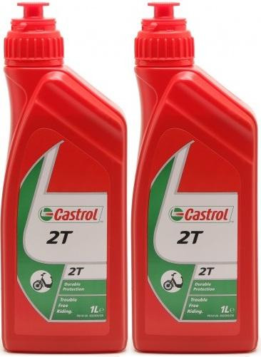 Castrol 2T mineralisches Motorrad Motoröl 2x 1l = 2 Liter
