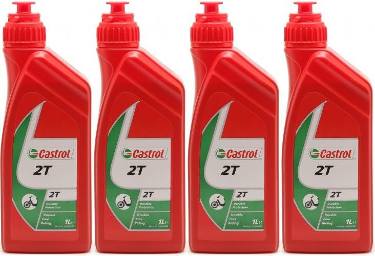 Castrol 2T mineralisches Motorrad Motoröl 4x 1l = 4 Liter