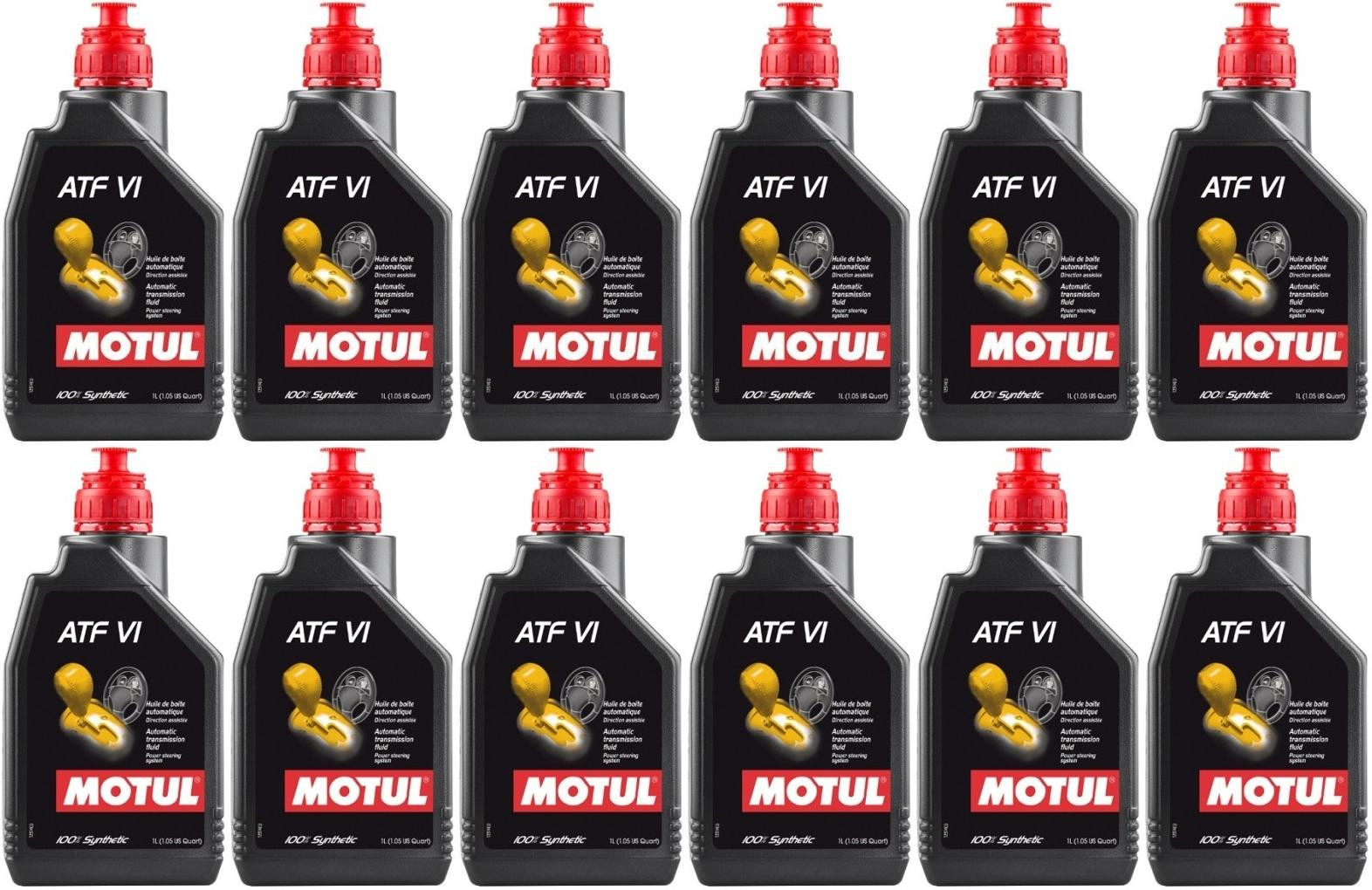 MOTUL ATF VI Automatikgetriebeöl ATF VI Rot 1 Liter 12x 1l = 12 Liter