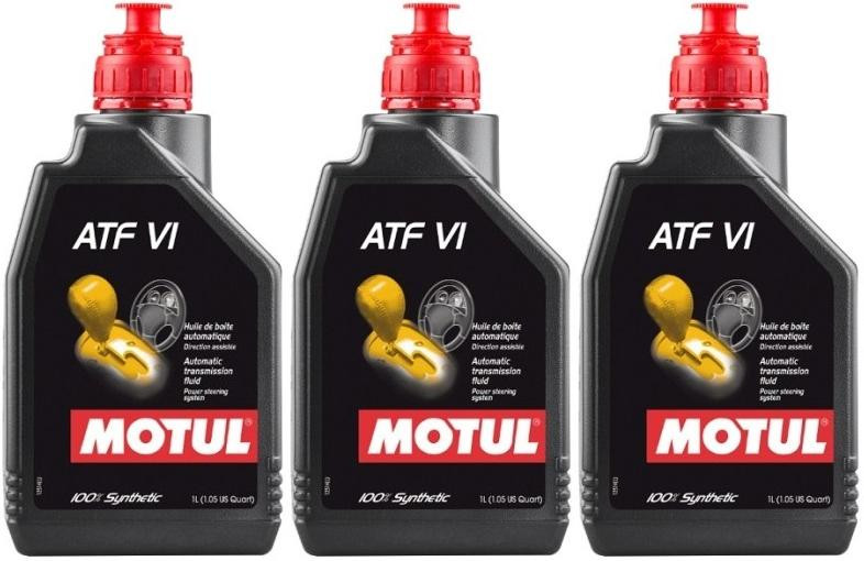 MOTUL ATF VI Automatikgetriebeöl ATF VI Rot 1 Liter 3x 1l = 3 Liter