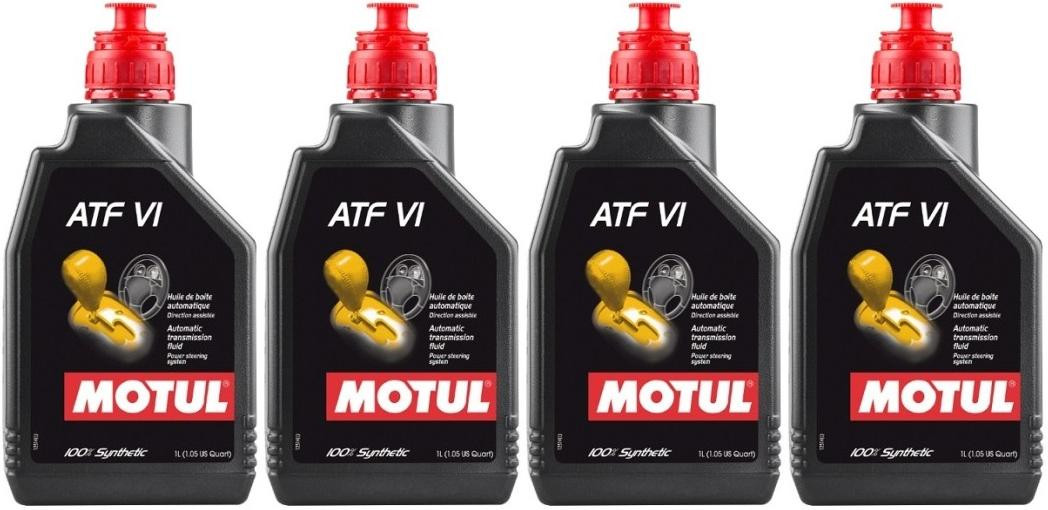 MOTUL ATF VI Automatikgetriebeöl ATF VI Rot 1 Liter 4x 1l = 4 Liter