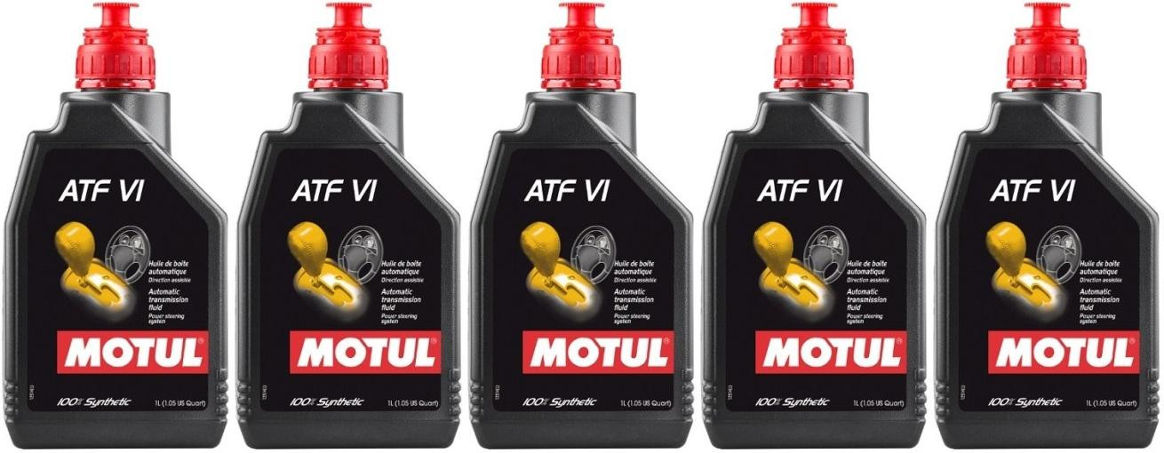 MOTUL ATF VI Automatikgetriebeöl ATF VI Rot 1 Liter 5x 1l = 5 Liter