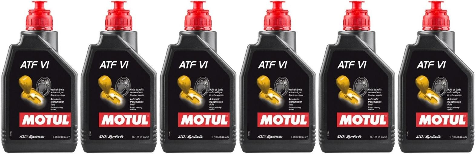 MOTUL ATF VI Automatikgetriebeöl ATF VI Rot 1 Liter 6x 1l = 6 Liter