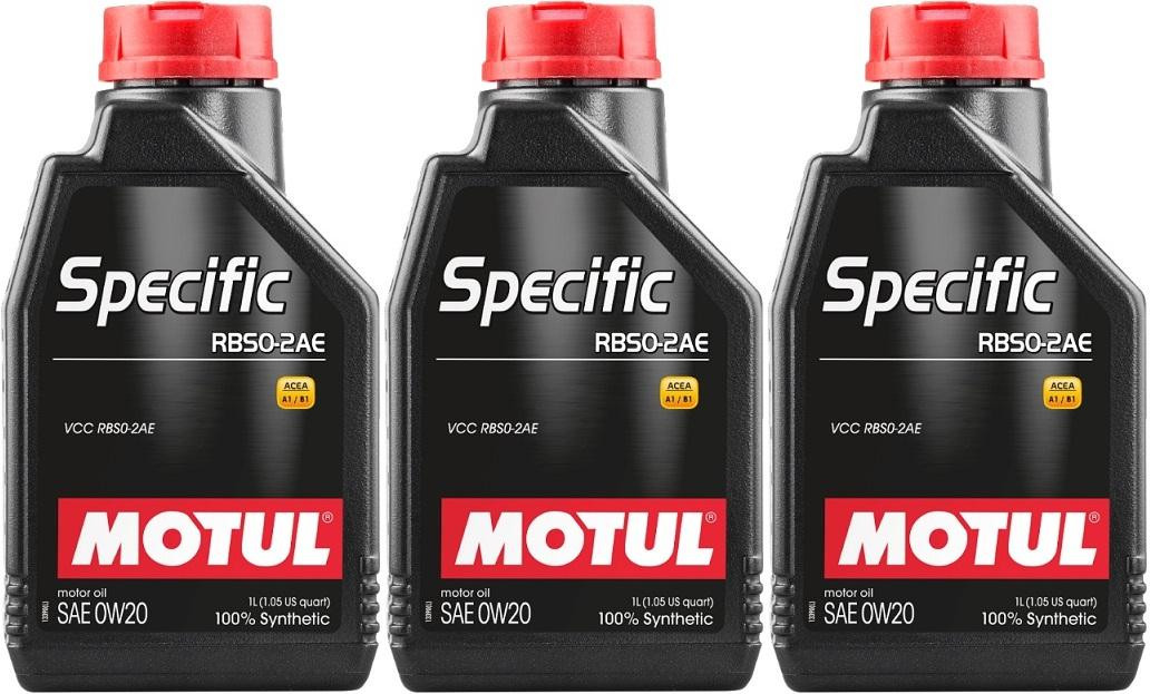 MOTUL SPECIFIC RBS0-2AE / VOLVO VCC RBS0-2AE 0W20 3x 1l = 3 Liter