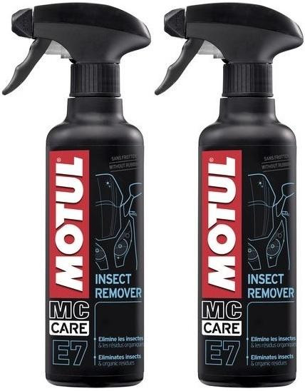 MOTUL E7 INSECT REMOVER INSEKTENENTFERNER 2x 400 Milliliter