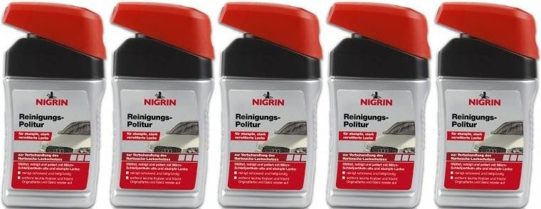Nigrin Reinigungs-Politur 5x 300 Milliliter