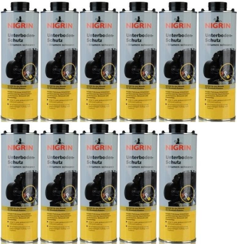Nigrin Unterbodenschutz 1000 ml, Pistolendose 11x 1l = 11 Liter
