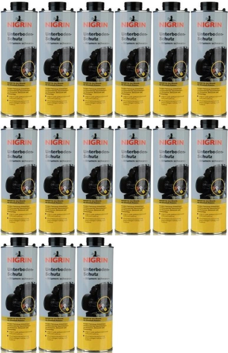 Nigrin Unterbodenschutz 1000 ml, Pistolendose 15x 1l = 15 Liter