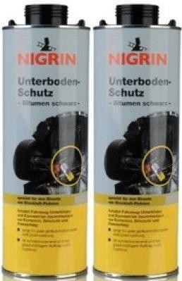 Nigrin Unterbodenschutz 1000 ml, Pistolendose 2x 1l = 2 Liter