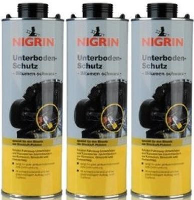 Nigrin Unterbodenschutz 1000 ml, Pistolendose 3x 1l = 3 Liter