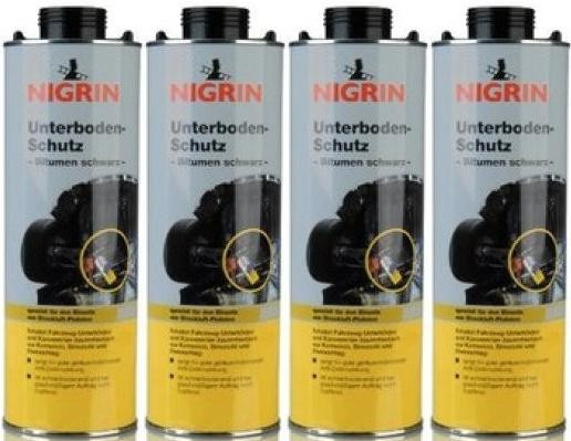 Nigrin Unterbodenschutz 1000 ml, Pistolendose 4x 1l = 4 Liter