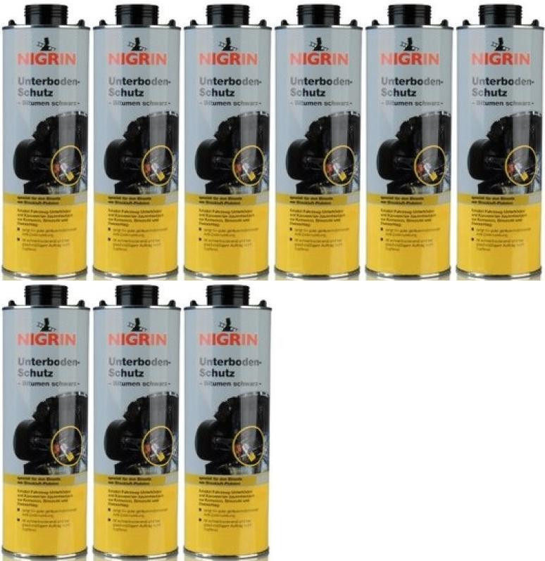 Nigrin Unterbodenschutz 1000 ml, Pistolendose 9x 1l = 9 Liter