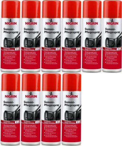 Nigrin Gummi-Pflegespray 10x 300 Milliliter