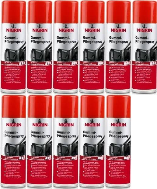 Nigrin Gummi-Pflegespray 11x 300 Milliliter