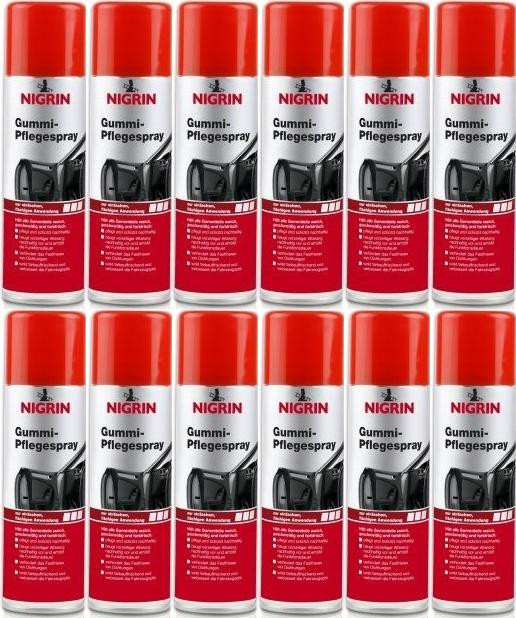 Nigrin Gummi-Pflegespray 12x 300 Milliliter
